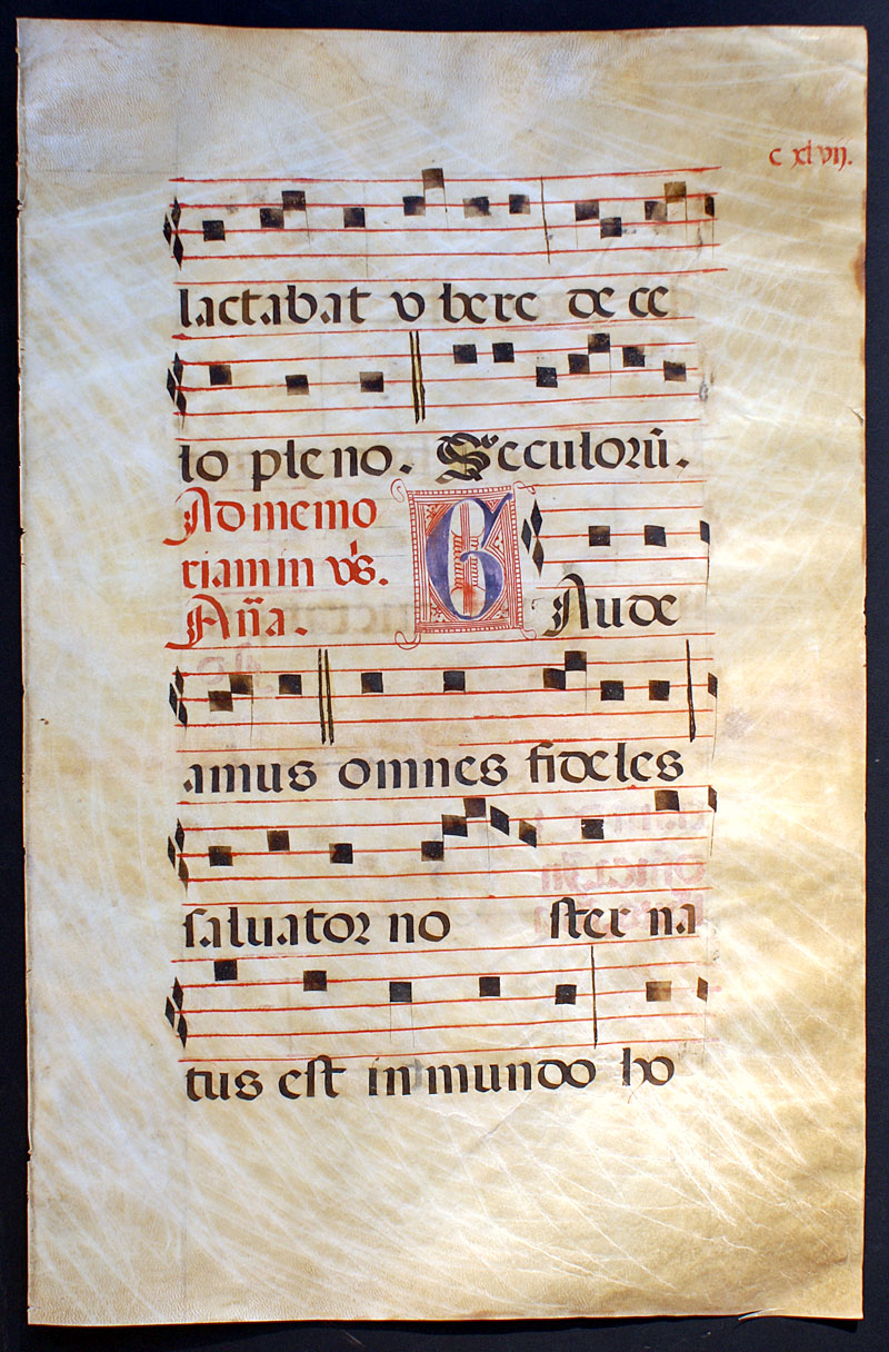 Gregorian Chant - c 1525 ''Our Savior is born into the world...