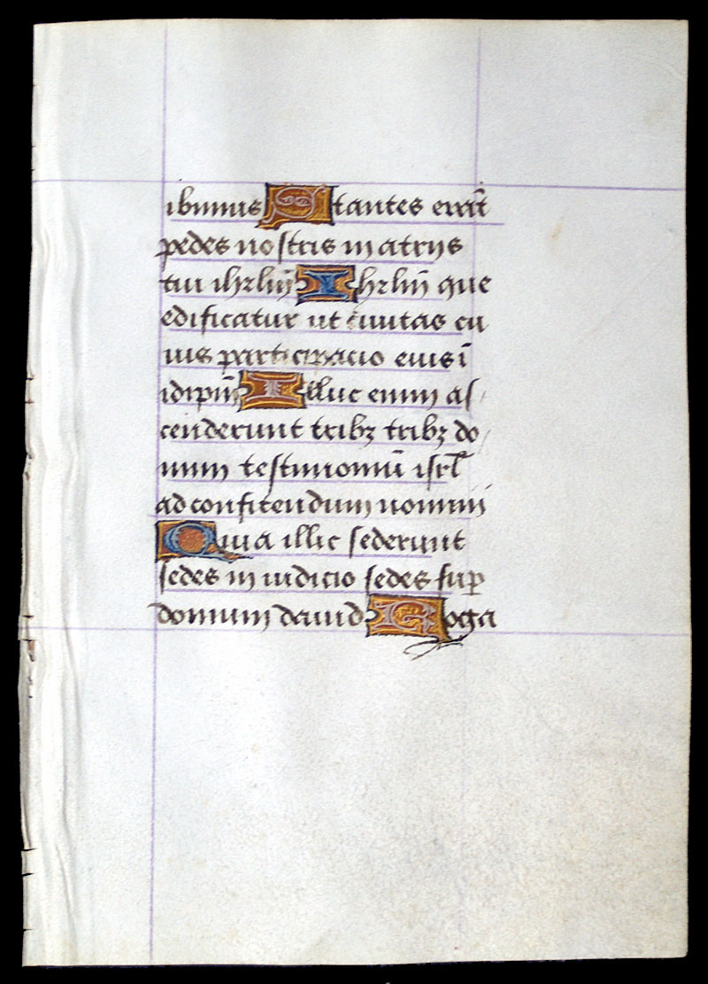 Book of Hours Leaf c 1485 