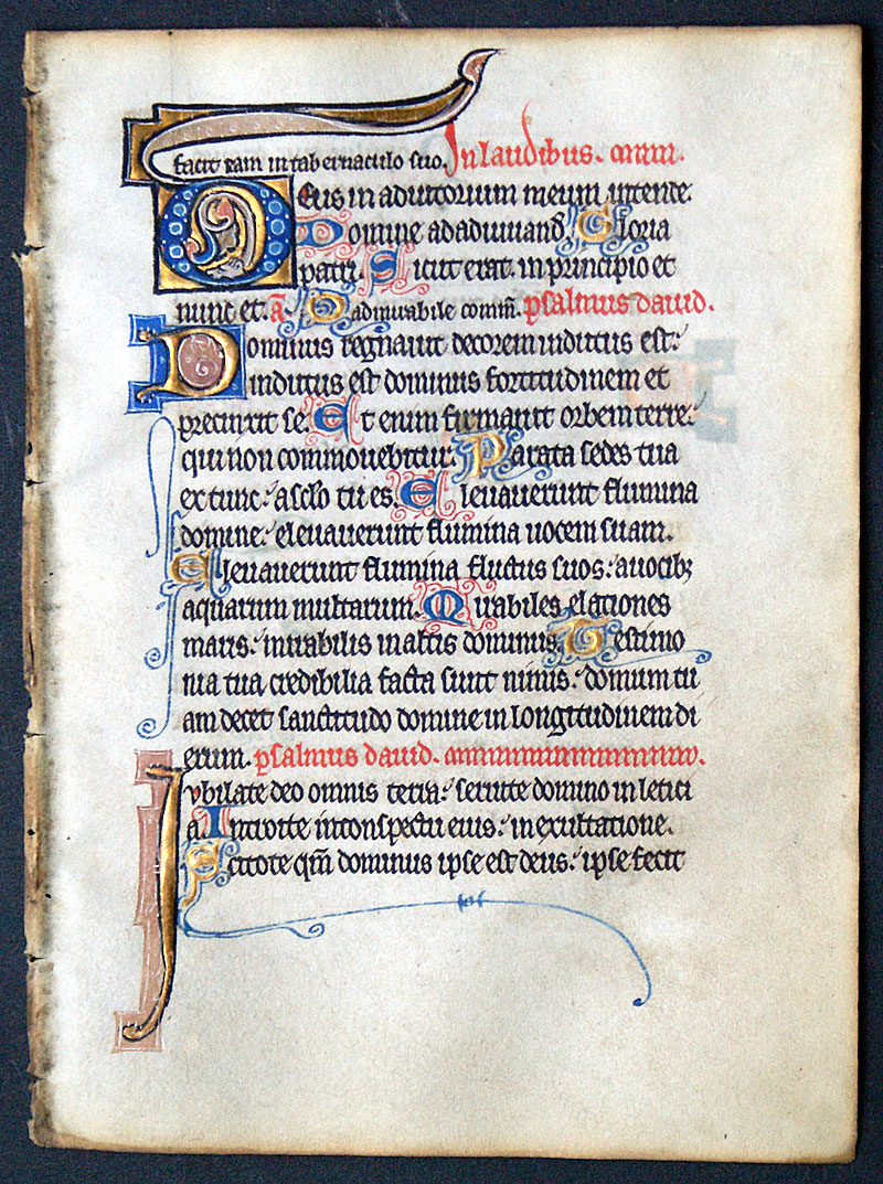 Early Psalter-Hours, c 1300 - Whimsical Creature