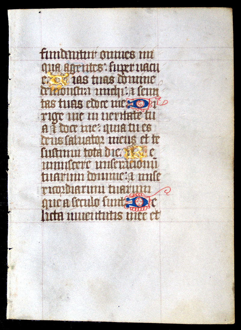A Book of Hours leaf, c 1440 Syon Abbey England