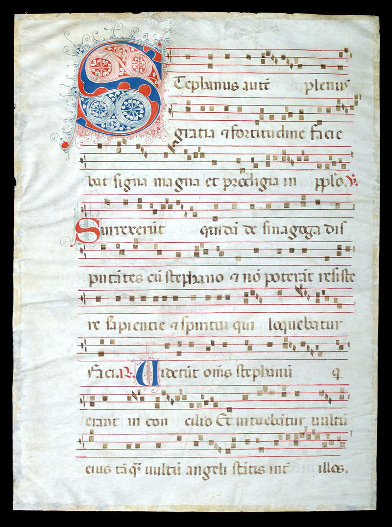 c. 1350-75 Gregorian Chant - Nativity & St Stephen (Dec 25 & 26)