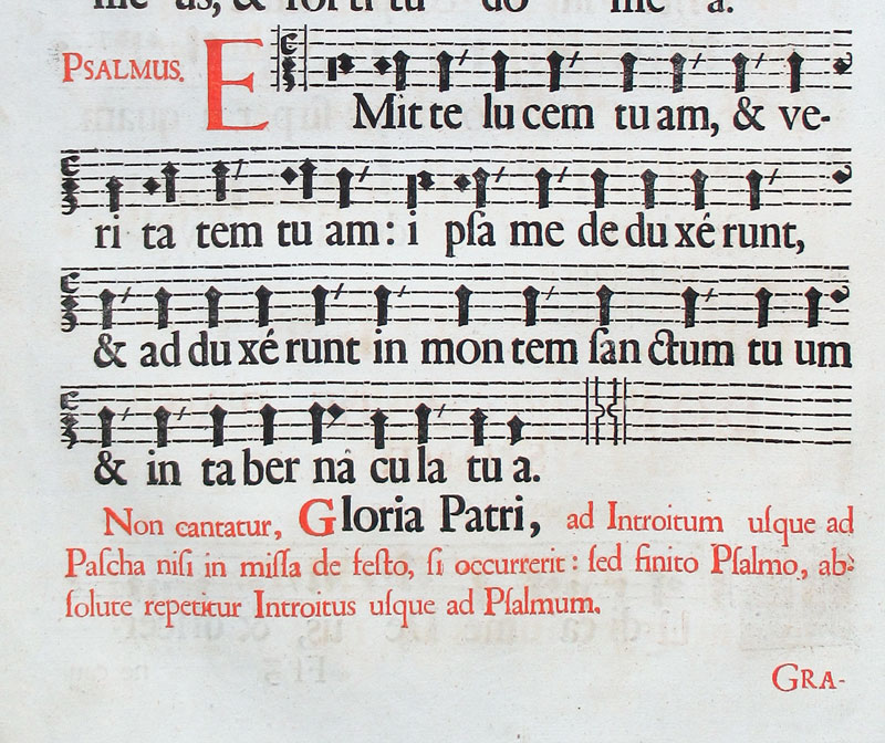 c 1671 Gregorian Chant - The Lord is my shepherd -Hufnagel Music