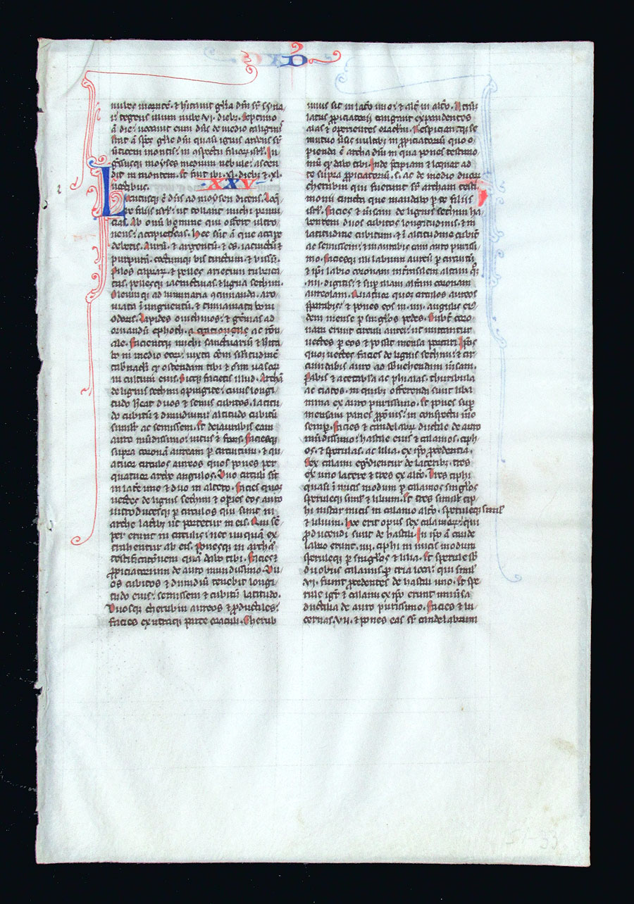 c 1240-50 Bible Leaf - Exodus
