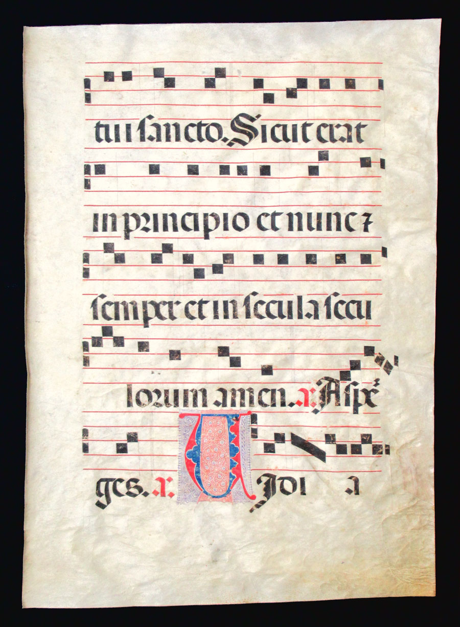 c 1475-1500 Gregorian Chant - Spain - Vidi Aquam