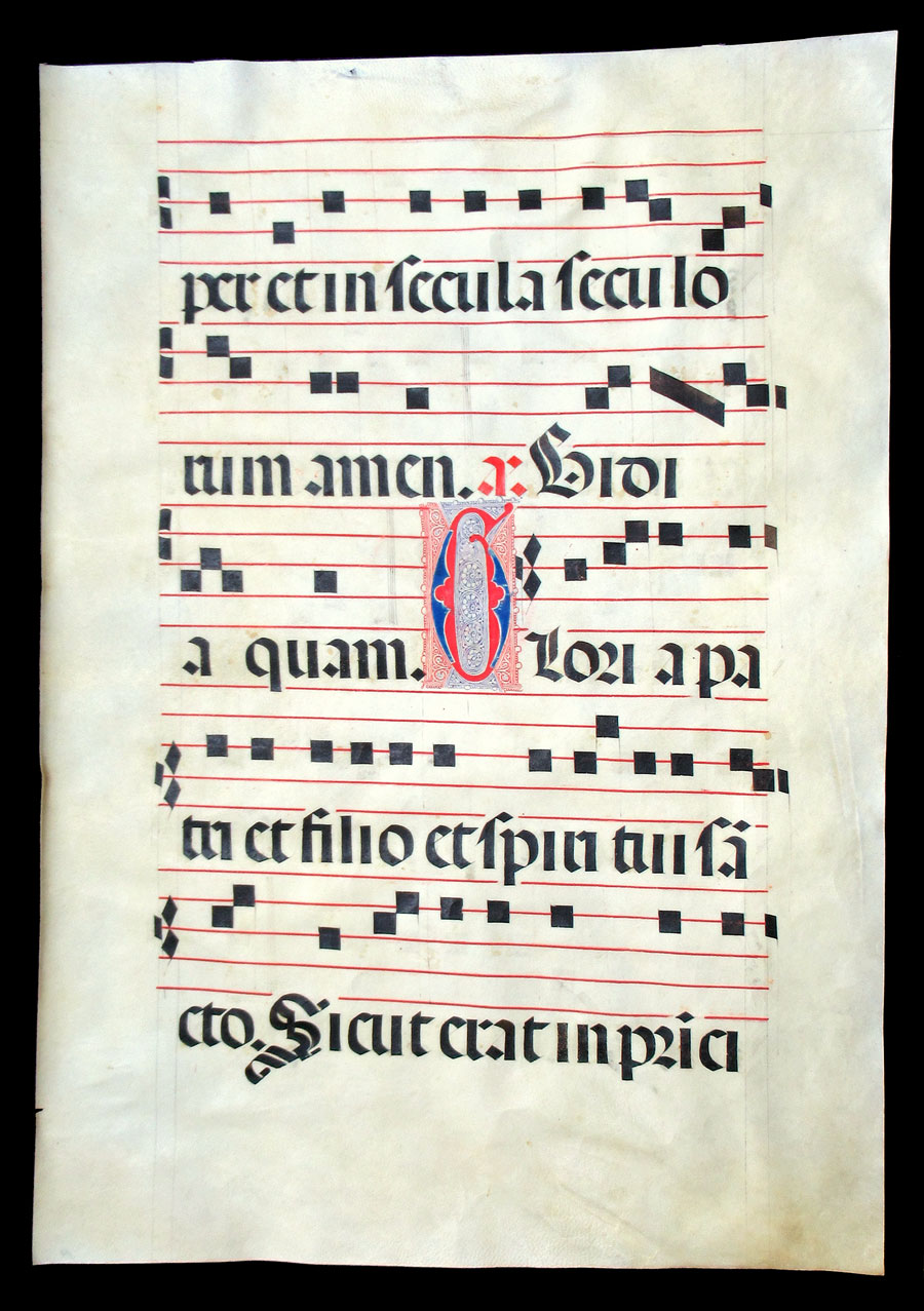c 1475-1500 Gregorian Chant - Spain 