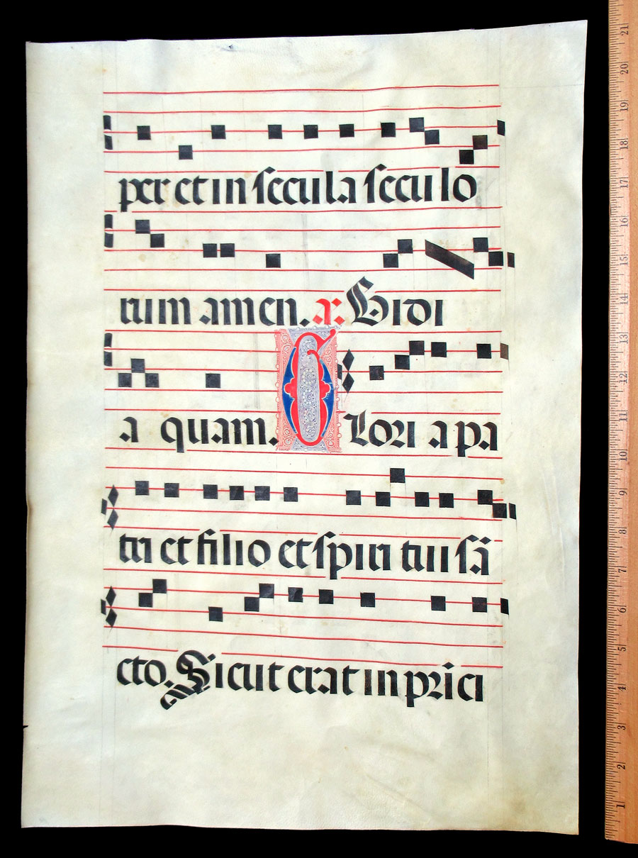 c 1475-1500 Gregorian Chant - Spain 