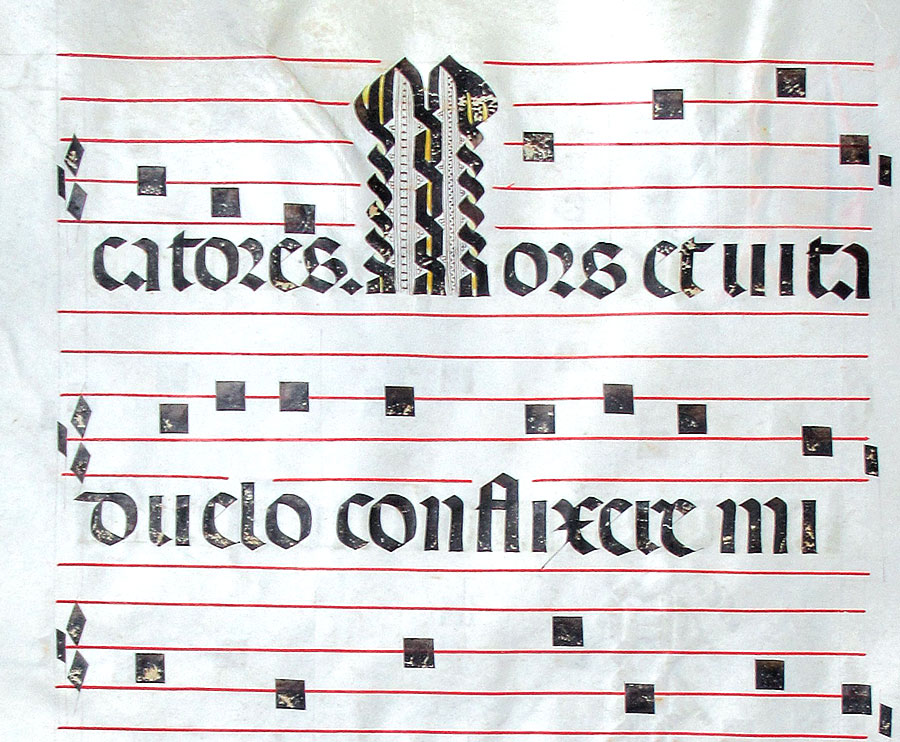 c 1475-1500 Gregorian Chant - Spain - Easter Sunday