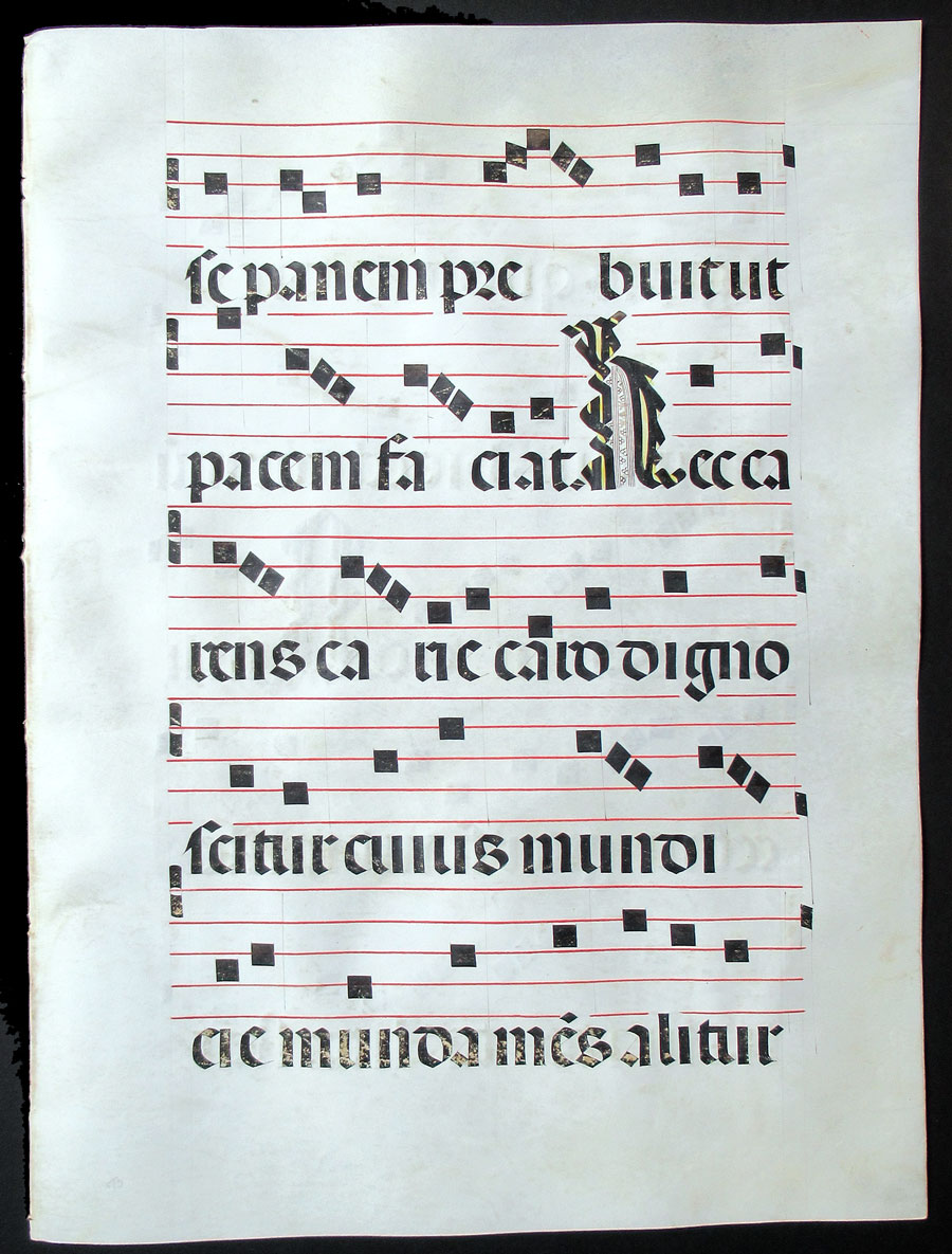 c 1475-1500 Gregorian Chant - Spain - Feast of Corpus Christi