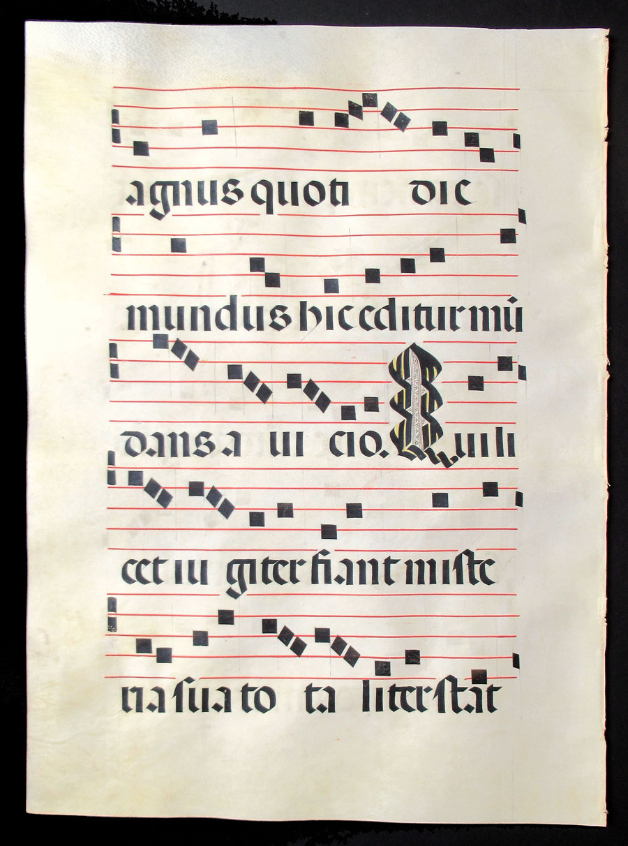 c 1475-1500 Gregorian Chant - Spain - Feast of Corpus Christi