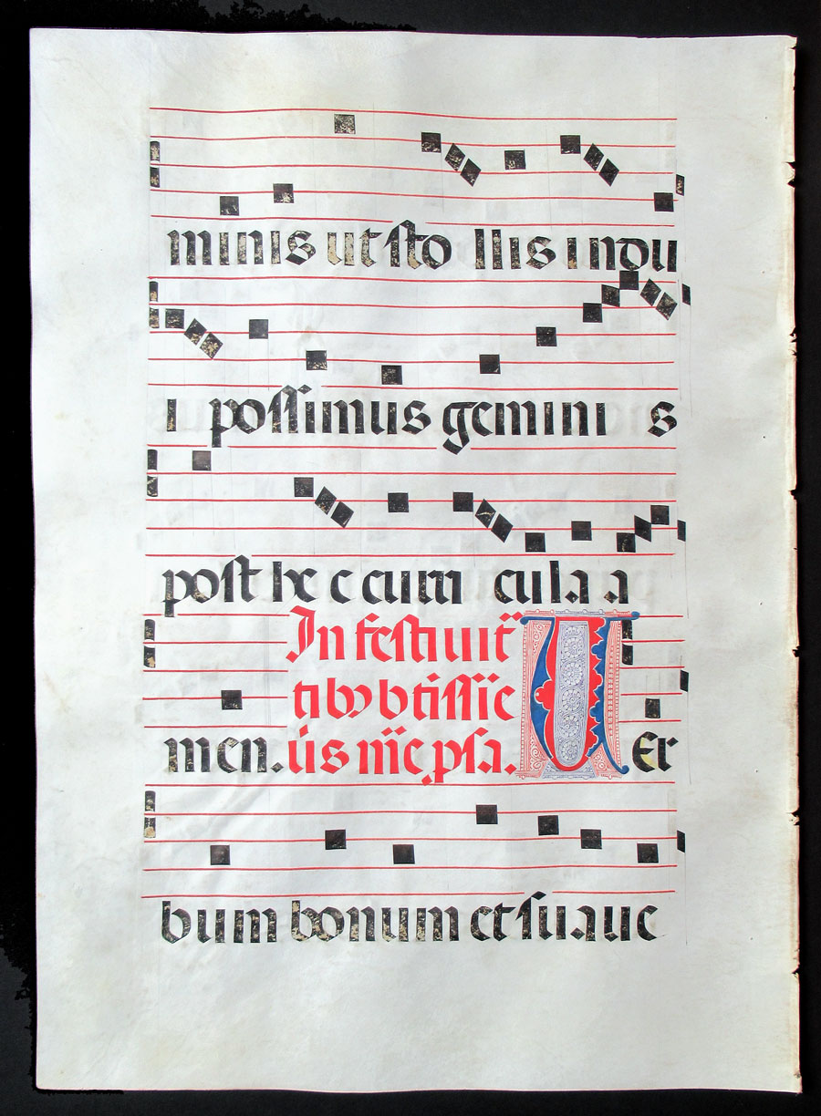 c 1475-1500 Gregorian Chant - Feast of Corpus Christi