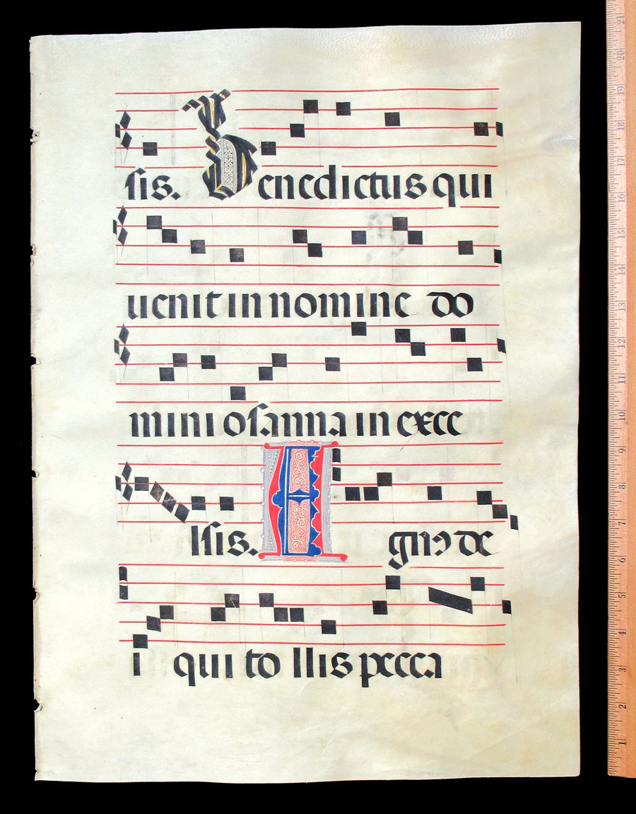 c 1475-1500 Gregorian Chant - Sanctus and Agnus Dei