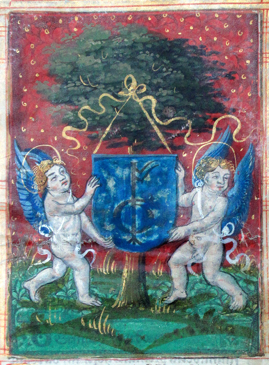 c 1532 Book of Hours Leaf - Title Page