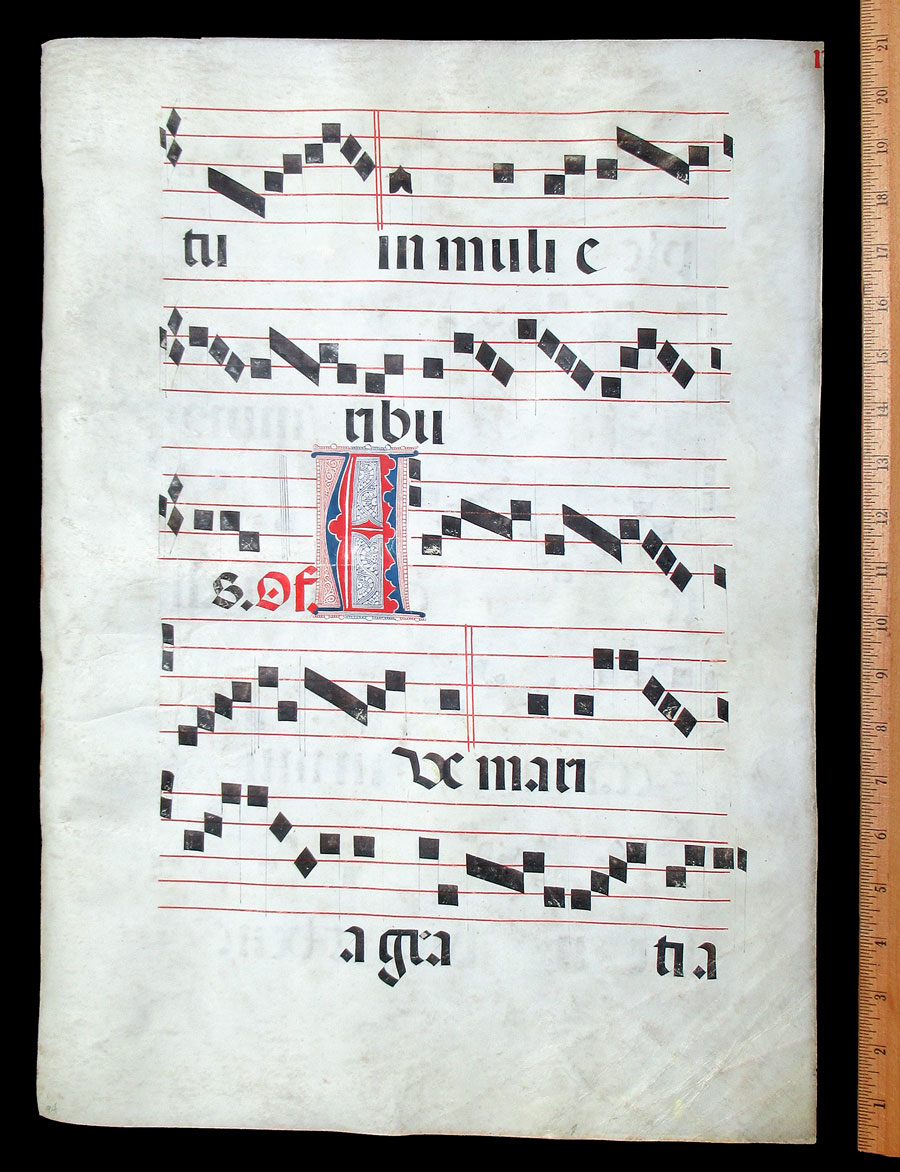 c 1475-1500 Gregorian Chant - Spain - Hail Mary