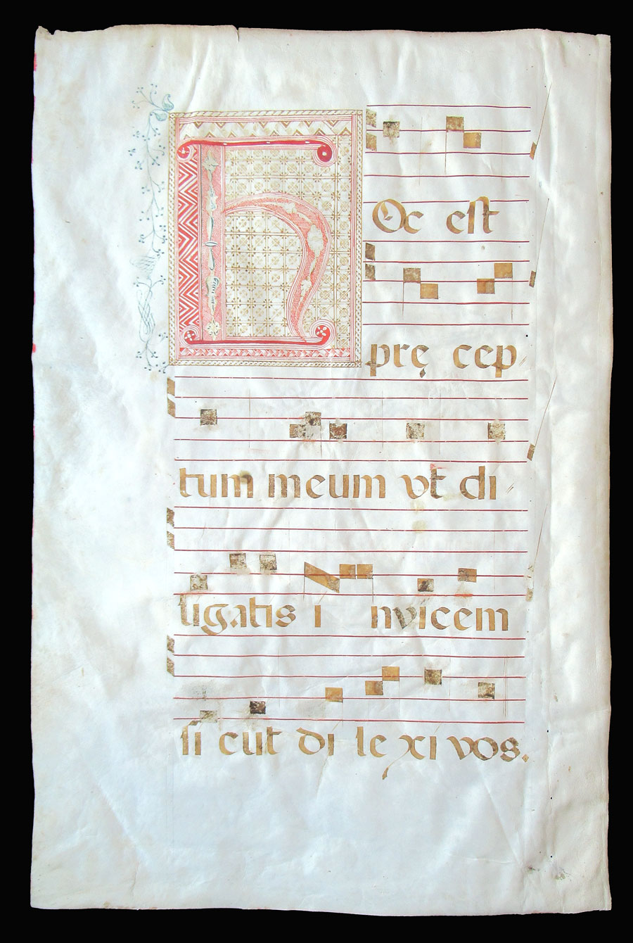 c 1600 Gregorian Chant - Love one another as I have loved you