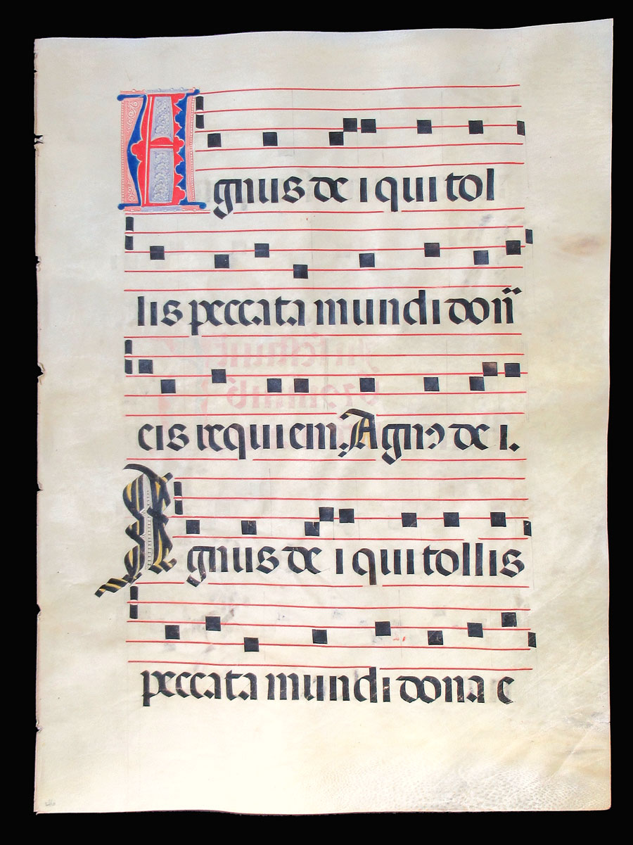 c 1475-1500 Gregorian Chant - Agnus Dei & Kyrie