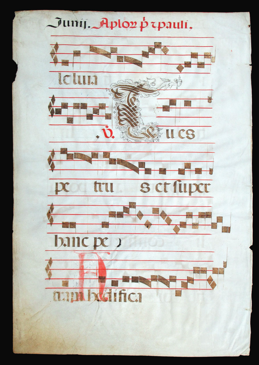 c 1570 Gregorian Chant - Feast Saints Peter & Paul