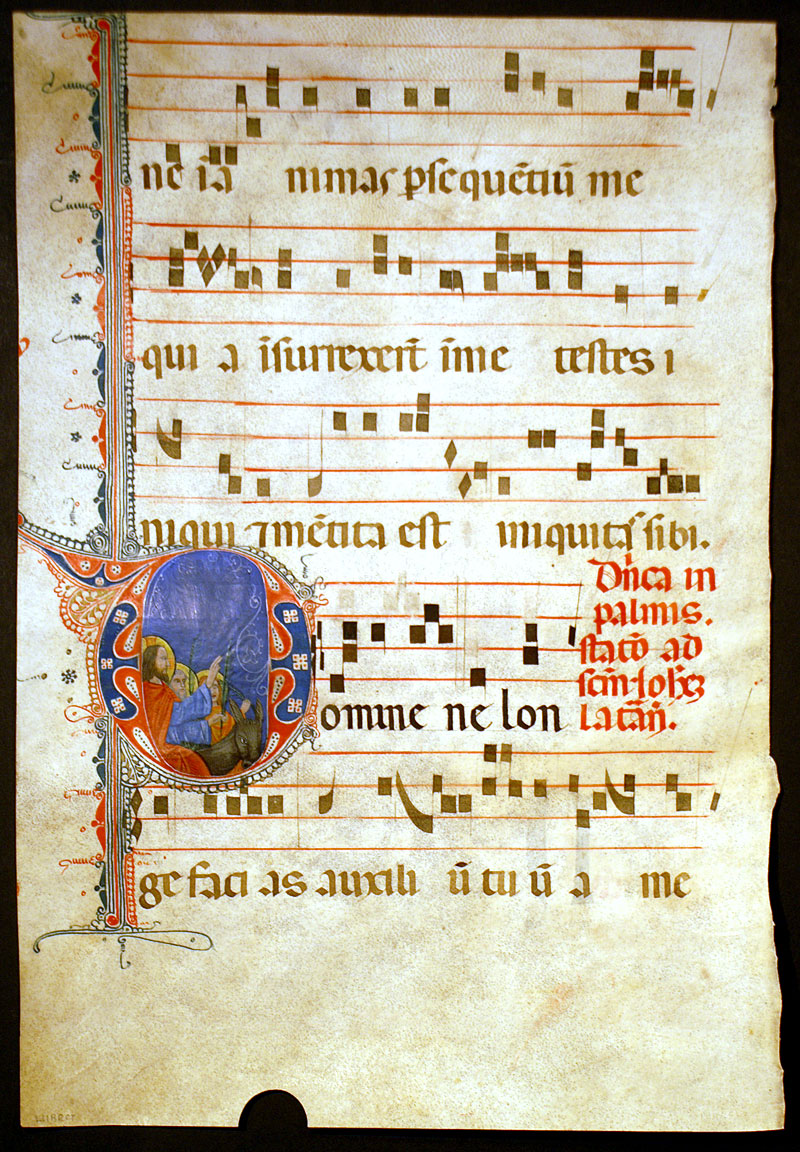 Gregorian Chant - Jesus riding into Jerusalem