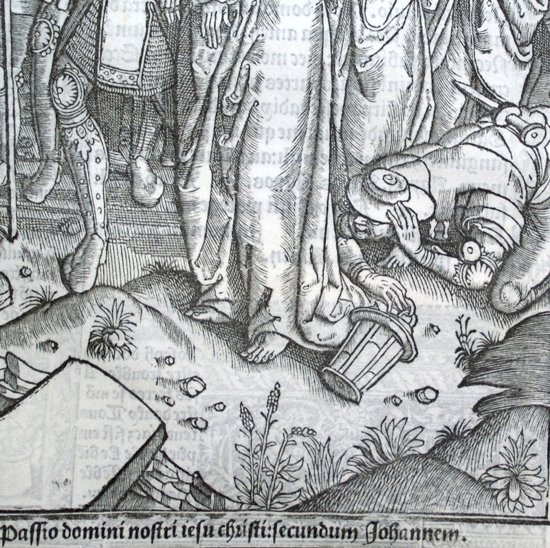 c 1515 Large  Book of Hours Leaf - Garden of Gethsemane