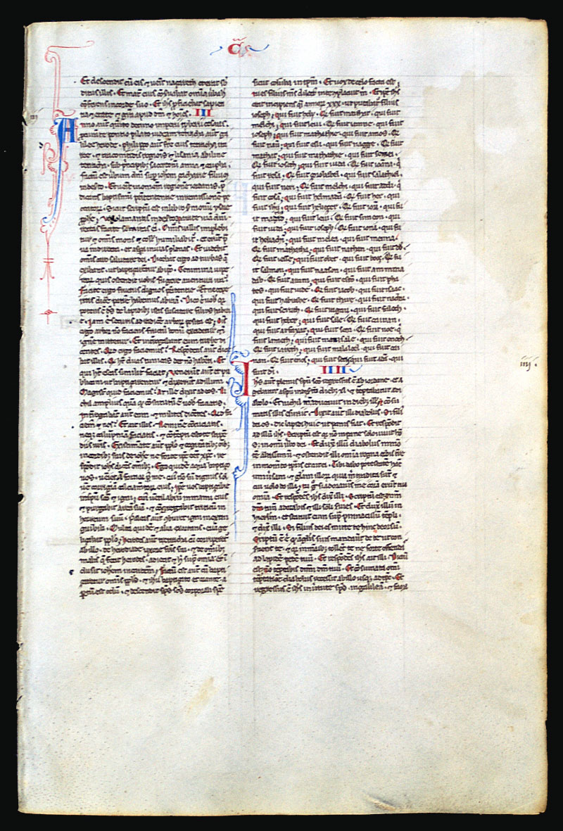 c 1250 Bible Leaf - ''Physician Heal thyself...'' ex-Ege