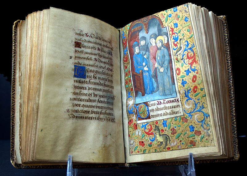 c 1475 Book of Hours and Calendar - Complete w 12 miniatures
