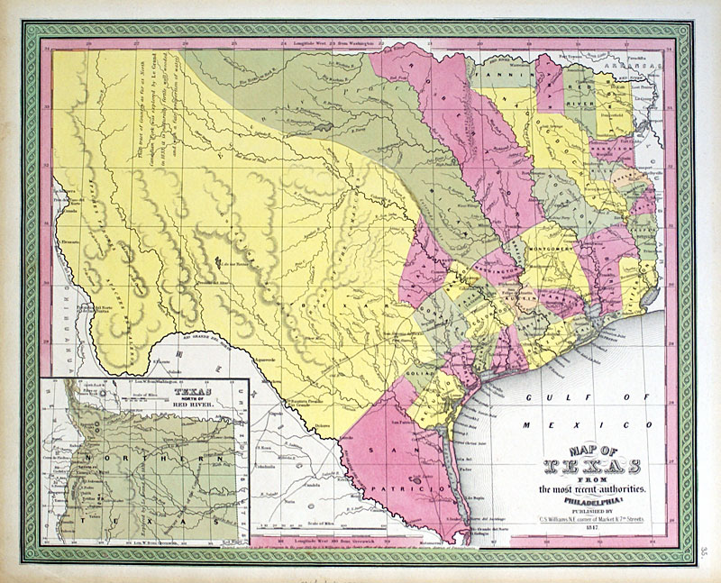c 1847 - Texas during the Mexican-American War - Mitchell
