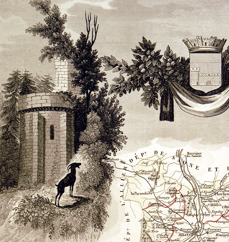 c 1852 ''DEPT. DE LA LOIRE'', FRANCE  - Levasseur