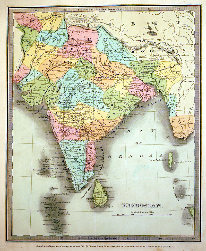 ''Hindostan'' c 1835 - Burr
