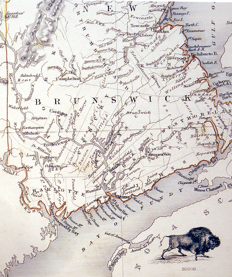 c 1850 ''East Canada...''  - Tallis
