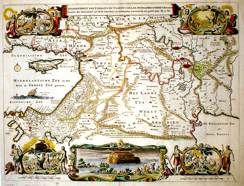 ''...LANDT CANAANâ€¦â€ - The Holy Land - c. 1682, Stoopendaal