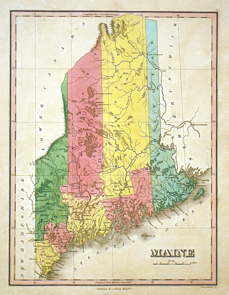 ''Maine'' c 1827 - Finley