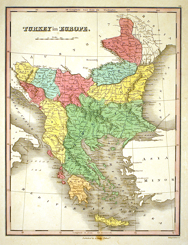 c 1827 ''Turkey in Europe''  Finley - Balkans