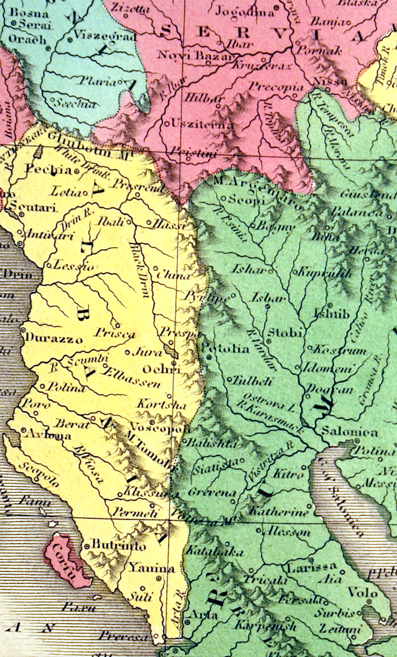 c 1827 ''Turkey in Europe''  Finley - Balkans