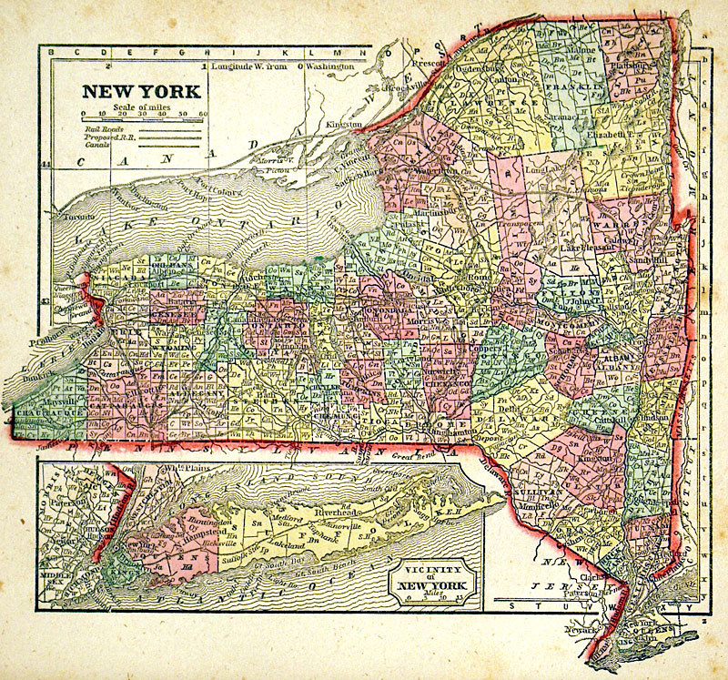 NEW YORK c. 1857 - Morse & Gaston