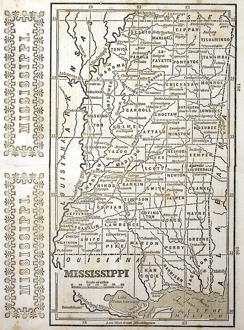 MISSISSIPPI c. 1851 - Phelps