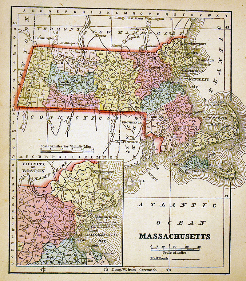 MASSACHUSETTS c. 1857 - Morse & Gaston