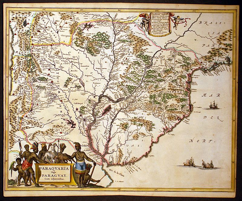 ''Paraqvaria Vulgo Paragvay'' Montanus c 1671