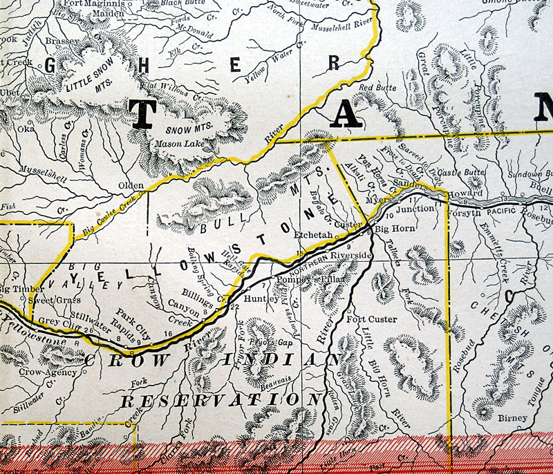 c 1883 Montana Territory - George Cram