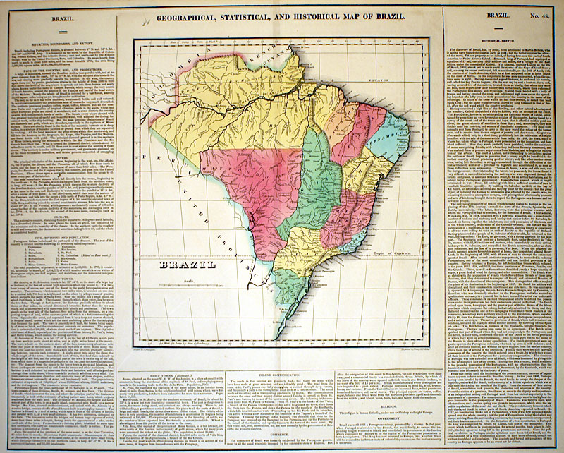 â€œBRAZIL.â€ - c 1822 - Carey & Lea