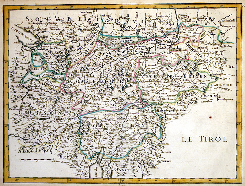 ''LE TIROL'' c 1748 - Le Rouge