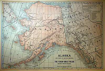 ''ALASKA...THE YUKON GOLD FIELDS...'' c 1898 - Mast