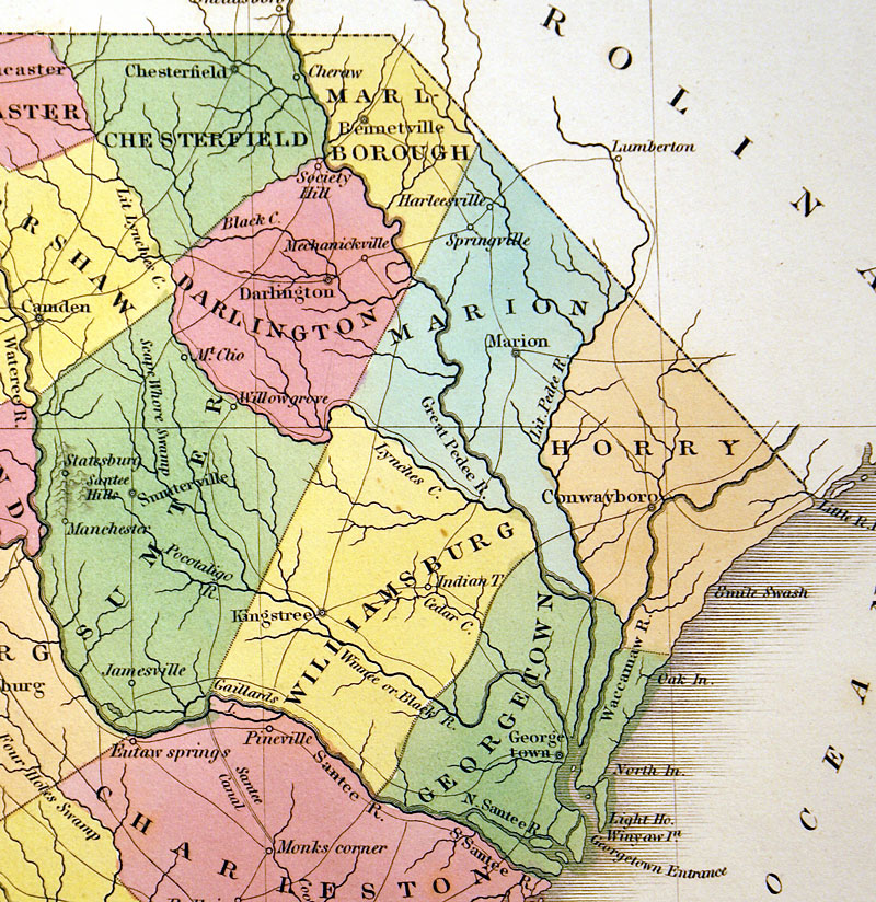 c 1825 ''SOUTH CAROLINA''   - Finley