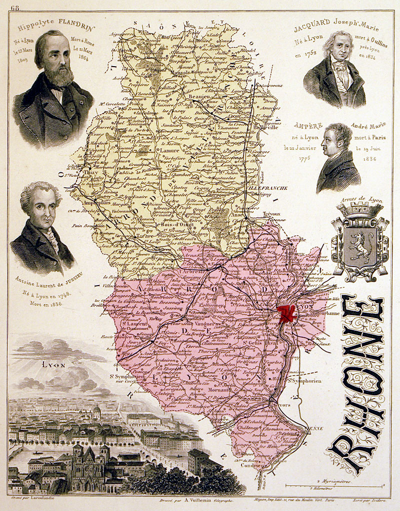 ''RHONE'',  Lyons,  c 1879 - Migeon