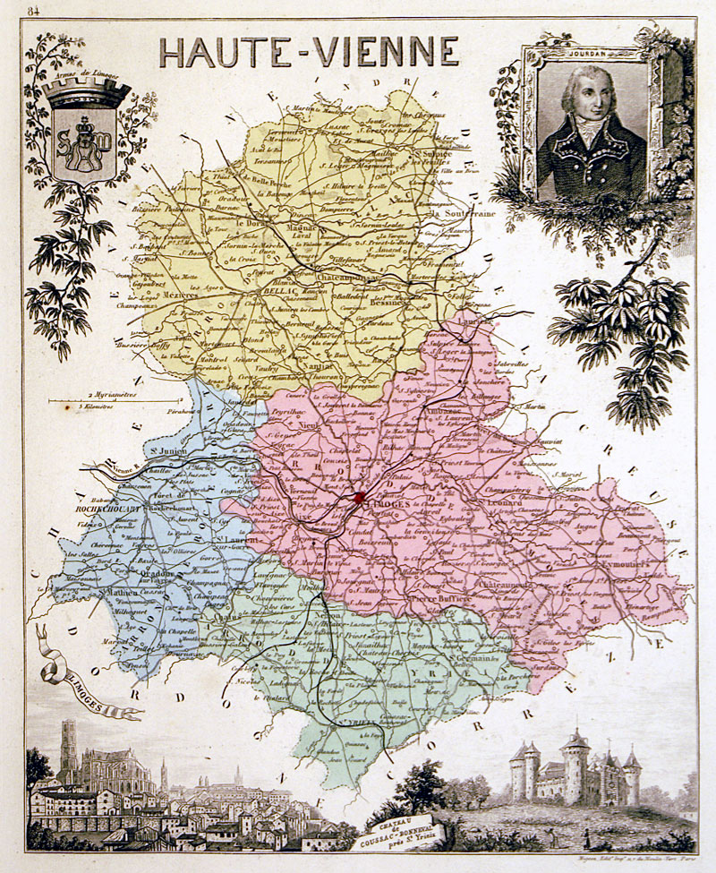 c 1879 ''HAUTE-VIENNE''  Limoges - Migeon