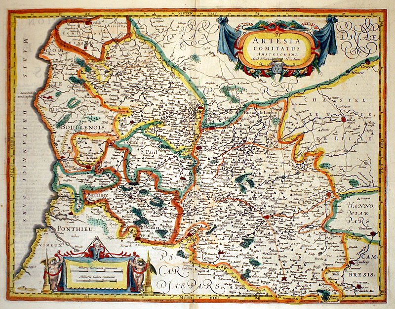 c 1636 ''ARTESIA COMITATUS AMSTELODAMI…'' - Hondius