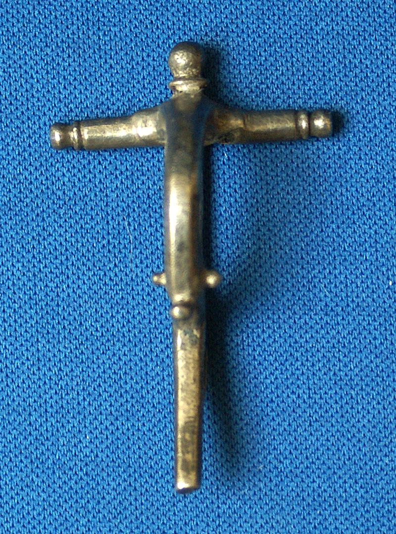 Roman Silver Crossbow Fibula         c 2nd - 3rd century AD