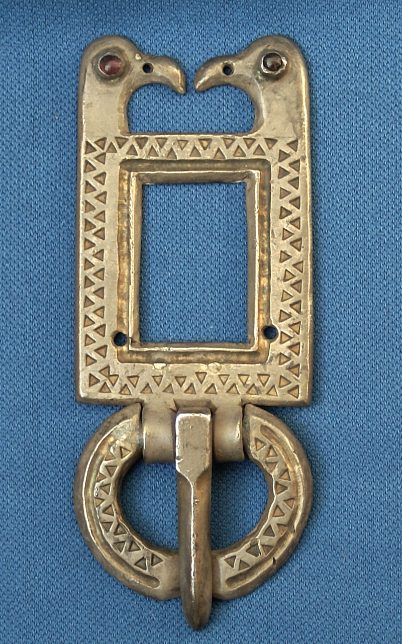 Ostrogothic Buckle w Cabochon Garnets - c 5th - 6th century AD