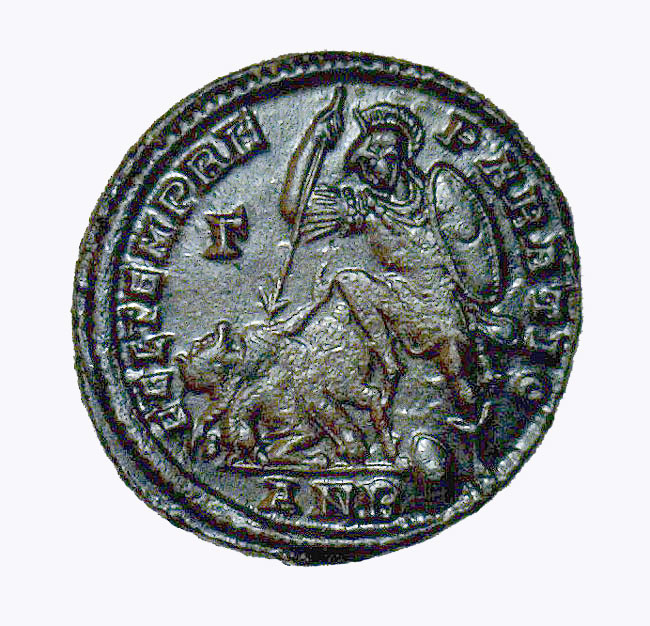 Ancient Roman Bronze Coin - Constantius II c. 348-361 AD