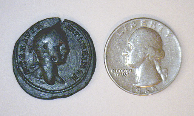 Bronze Coin AE 27 - Roman Colonial Issue - Elagabalus