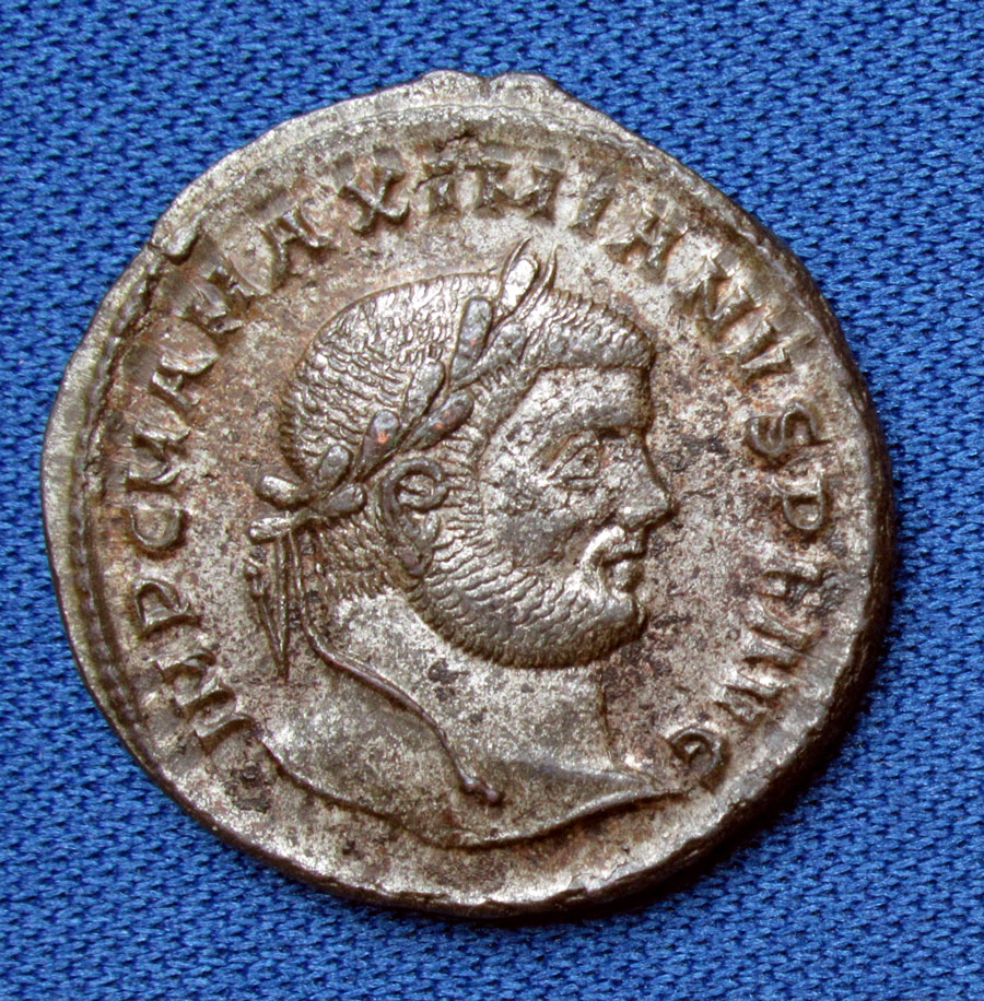 c 286-305 AD - MAXIMIANUS  Silvered Bronze, Alexandria Mint