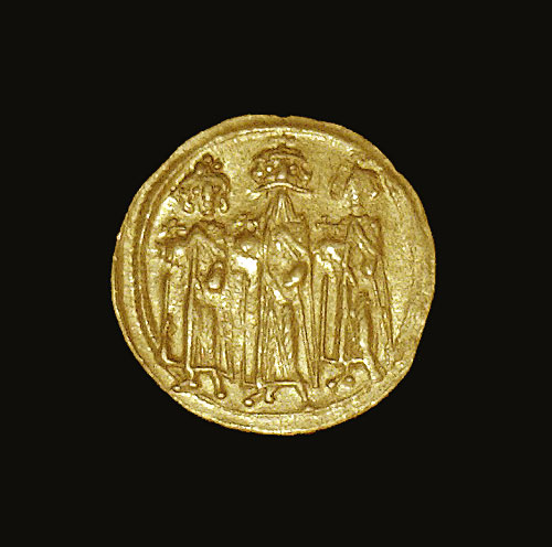 Byzantine Gold Coin - Solidus - Ruler: Heraclius